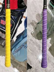 3 件，长 110 厘米，防滑吸湿减震带，长度可调节，提供舒适的握持体验，舒适，配有可拆卸防水胶带，适用于高尔夫球杆、网球拍、羽毛球拍和钓鱼竿。 - 彩色 - 查看 6