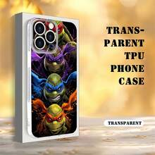 Funda para teléfono Turtle Power , compatible con fundas para teléfonos ,  17,  16 Pro Max,  15 Pro Max,  13 y  12. Fabricada en material TPU, brinda protección contra golpes y caídas. Es un gran regalo para familiares, amigos, amantes de los cómics, niños y niños. Tarta de Fresa, cubiertas, funda de teléfono, fundas de teléfono, funda de , funda de  17 Pro, funda de  16, navidad, funda de  17 Pro Max, funda de  17, fundas de , funda de  15,  17 Pro Max, fundas para , funda de  16 Plus, regalos de navidad, funda de  13, funda de teléfono de navidad, funda de  16 Pro, funda de teléfono  15, funda de teléfono  13, funda de  50, rosa, funda de teléfono rosa, regalos, malvado, regalos para mujeres, funda de teléfono linda, regalos para hombres, funda de teléfono negra, regalos para hombres - transparente - Ver 4