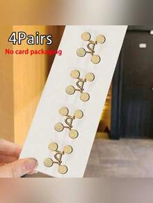 2/4Pairs Adjustable Invisible Belt Set For Women - Instant Buckle Waist Cincher With Sparkle Decor, Suitable For Jeans And Casual Pants - Accessory