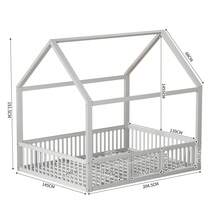 Kids Bed Frames, Headboards & Footboards - White + Pine-1 - View 6