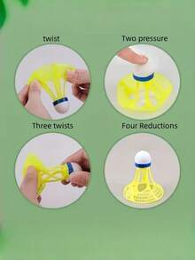 1pc White Or Yellow-Green, Wind-Resistant And Durable PA Nylon Badminton Shuttlecock, High Flight Stability, Professional Training And Competition Use, Outdoor Sports Preferred, Great Gift For Badminton Enthusiasts, Suitable For 80 Regions, Meets Requirements For 11 Holidays, Perfect For Halloween And Christmas