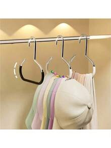 1/2pcs Creative Ring-Shaped Hanger, Non-Slip Hanging Hats, Scarves, Versatile Home Storage Organizer, Minimalist Hanging Strap - Multicolor - View 10