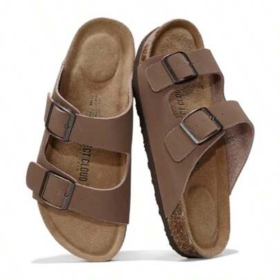 AWYYGenuine Leather Flat Sandals Women 2025 Beach Essentials Womens Sandals Memory Foam Vacation Essentials Slides For Women Footwear Venita