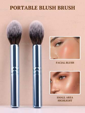 1支腮红刷，专业粉底刷，散粉刷，遮瑕刷，修容刷，女士面部化妆刷，粉底刷，遮瑕刷，腮红刷，修容刷，腮红刷，古铜粉刷，散粉刷，粉底刷，腮红刷