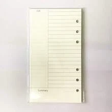 Spiral Notebook Refills, Refillable College Ruled Line A6 Planner Refill Paper For Compatible With Filofax/Personal Journal, 45sheets/90pages,Harphia(A6 3.74 X 6.77'',Cornell),A6,Cornell - Cornell - 查看 5