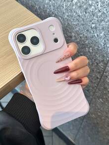 New Wavy Magnetic Silicone Phone Case Suitable For IPhone 17 Pro Max, 16 Plus
