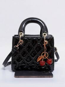 Dedoo Mẫu túi xách cao cấp nhỏ nhắn và thanh lịch mới ra mắt năm 2025 dành cho nữ, thời trang và nhẹ nhàng, kiểu dáng mới bán chạy nhất, túi xách thêu kim cương, túi đeo vai và túi xách tay, phù hợp cho kỳ nghỉ xuân/hè, cuộc sống sinh viên, đi làm hàng ngày, quà Giáng sinh, tiệc tùng và đám cưới. - màu đen - Xem 9