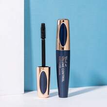 beauty glazed 5D蚕丝纤维睫毛膏，黑色浓密睫毛膏，柔软刷头，持久防水不晕染，打造假睫毛效果 - 黑色 - 查看 5