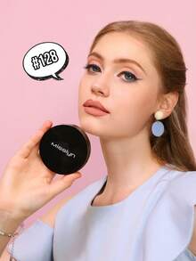 MISSLYN 轻盈控油定妆粉，哑光无瑕持久粉饼，针对肌肤的高遮瑕粉底粉，控油无瑕全覆盖轻盈粉饼，柔雾妆效，打造更光滑的妆容 - #128 Golden Sand - 查看 8