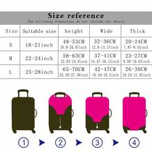 Vỏ bọc bảo vệ hành lý co giãn, phù hợp với vali 18-32 inch, vỏ bọc hành lý co giãn họa tiết máy bay, phụ kiện du lịch. - Nhiều màu - Xem 2