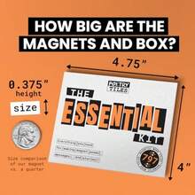 HAWTThe Essential Kit Of Word Magnets - Everything Needed For Fun Fridge Poetry - 797 Magnetic Words Compatible With Most Other Kits - Experience The Fun Of Creative Word Play And Self Expression - White - View 3