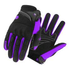 1 Pair Breathable Outdoor Sports Full Finger Motorcycle Gloves, Motocross Riding Gloves, All-Season Cycling Accessories, Biker Gift - Multicolor - View 18