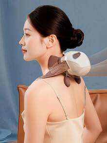 仿生真实按摩颈部按摩器，多功能按摩披肩，适用于背部和斜方肌，家用颈肩按摩器，颈椎按摩器 - 彩色 - 查看 2