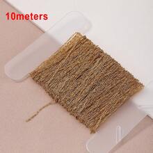 2米/10米 时尚不锈钢超细长十字链串珠链，适用于DIY项链手链首饰制作 - H2450 - 查看 10