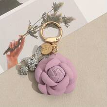 Exquisite Gold Keychain Suitable For Daily Accessories - Màu tím - Xem 11