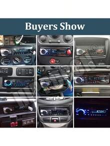 1-DIN Car Stereo Player With Digital Bluetooth, MP3 Player, FM Radio, Stereo Audio, USB Port And AUX Input