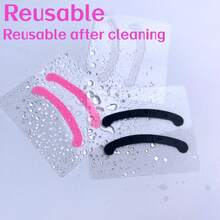 PERMANIA 1 pereche panglici pentru ridicarea genelor, bandă de acoperire pentru permanent, tampoane pentru ridicarea genelor, rolă din silicon pentru permanent, previne căderea genelor, reutilizabilă după curățare, potrivită pentru saloane