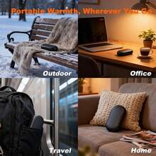 2个装磁吸式充电暖手宝，超薄电暖手宝，便携式钱包大小，男女通用 - 彩色 - 查看 11