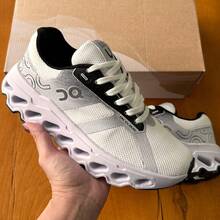 Cloud Lightweight And Durable Sneakers Ideal For Daily Activities Rubber Sole Sizes 34 To 43 - 白色黑色 - 查看 2