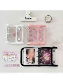 3英寸活页夹，Kpop偶像写真集，PVC照片卡收藏册 - 彩色 - 查看 2