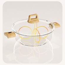 Dual Ear White Ceramic Dual-Flow Soup Pot, Steamer Pot, Large Capacity Household Multi-Function Stew Pot, Household Kitchen Stew Pot, Non-Stick Stew Pot - Multicolor - View 11