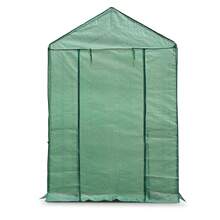 Green Fingers Greenhouse 1.2x1.9x1.9M Walk In Green House Tunnel Plant Garden Shed 4 Shelves - 綠色 - 查看 3