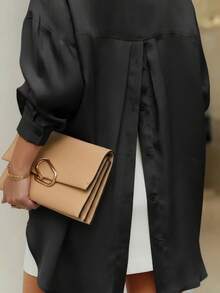 Long Sleeve Button Down Shirt Women's Long-Sleeved Dressy Tops And Blouses For Women