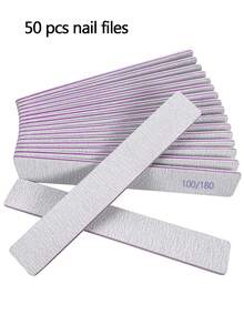 5/25 Professional Nail File, 180/100 Grit Nail File, Suitable For Natural Nails, Double-Sided Washable Fine Textured Nail File, Suitable For Home And Salon Use - Multicolor - View 9