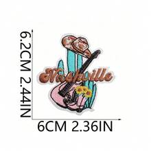2pcs Western Cowboy Embroidered Patch Pink Lady Patch Bag Jacket Outfit Embroidered Label - 30 - View 1