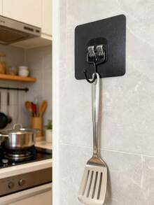 10pcs Heavy-Duty Self-Adhesive Wall Hooks - Waterproof, Multi-Functional, Suitable For Coats, Towels, Keys, Etc. - Easy To Use In Bathrooms, Kitchens And Homes - Multicolor - View 10