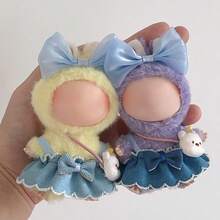 1 Set Mini Cute Princess Dress Outfit, Suitable For Dolls, Includes Dress, Doll Decor Outfit And Adorable Doll Replacement Clothes (Doll Not Included) - Multicolor - View 1