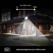 Cmara de  de Triple Cabezal u2013 Cmara Inteligente de 2.4 GHz 1080P para Exteriores con de 3500 lmenes con Almacenamiento Local de 128 Incluido, Color Blanco - Triple LED 3500 lúmenes blanco + Blanco - Ver 4