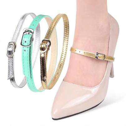 2pcs High Heel Non-Slip Shoelaces, Versatile Shoe Laces For Heels, Leather Shoes, Sandals