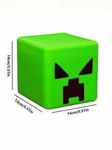 1 pezzo Scatola di immagazzinaggio stile Minecraft fai-da-te, scatola regalo di Natale, forniture per feste di Pixel Miner, adatta per conservare oggetti personali, decorazione per feste di Pixel Miner, decorazione per feste di compleanno, Natale, organizzazione di camera, auto e scrivania d'ufficio