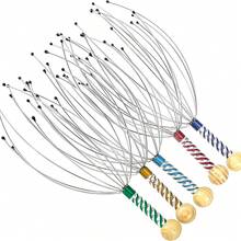 12-Finger Head Massager, Head Scratch Scalp Massager, Scalp Massager For Relaxation And Body Stress Relief - Multicolor - View 2