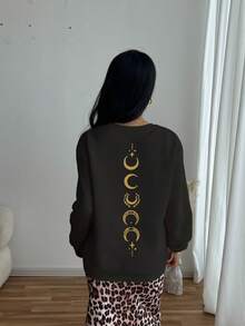 Women's Salem 1692 Printed Crew Neck Long-Sleeved Casual Sweatshirt, They Missed One Sweatshirt, Fun Halloween Sweatshirt