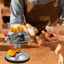 Bench Vice - 360 Degrees Rotation Adjustable Bench Vise360 Degree Rotating Sturdy Table Clamp Adjustable Aluminum Alloy Carving Home Improvement Tools For Woodworking Drilling CuttingWoodworking Benches - Multicolor - Ver 2