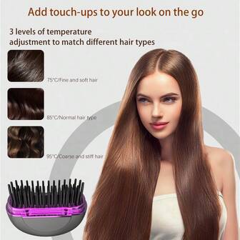 This Pocket-Sized Straight Hair Comb With Fluffy Bangs Is Convenient To Carry And Suitable For Traveling Or Emergency Use. It Is A Perfect Gift For Both Men And Women