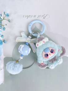 新款可爱大耳朵心形钥匙扣，时尚卡通配饰包包挂饰，钥匙圈（精美独立包装） - 彩色 - 查看 7