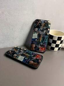 Funda para teléfono  Adventure Mystery, compatible con fundas ,  17,  16 Pro Max,  15 Pro Max,  13 y  12. Fabricada en TPU, resistente a manchas y golpes. Un regalo original para familiares, amigos, seres queridos, novios/novias y para Halloween. - Negro - Ver 6