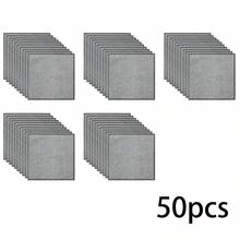 20 piezas/50 piezas Paño de plato de alambre de plata de doble capa, paño de malla resistente al aceite y al desgaste para limpiar ollas en el hogar - Plateado - Ver 3
