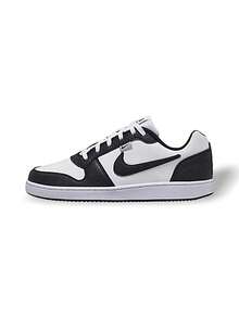 Nike Ebernon Low Prem 男女通用运动鞋 透气轻便 百搭 纯色 易洗 日常户外 黑色/白色 AQ1774-102 - 白色/黑色 - 查看 1