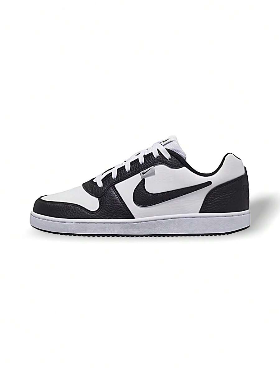 Nike Ebernon Low Prem 男女通用运动鞋 透气轻便 百搭 纯色 易洗 日常户外 黑色/白色 AQ1774-102 - 白色/黑色 - 查看 1