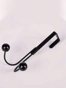 1 件壁挂式门钩、门衣架、双球钩，适用于衣服、帽子、包包、毛巾、雨伞等。适用于浴室、卧室、厨房、浴室配件、房间装饰