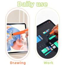 Creative Carrot-Shaped Handwritten Painting Touch Stylus Pen, Compatible With Apple, And Other Touch Screens Gifts For Mother, Family, Friends, Kids, Birthday, Holiday - Multicolor - View 8