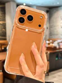 Étui de protection en acrylique transparent et antichoc compatible avec 17 Pro Max/17 Pro/17/17 Air/16/16 Pro Max/16 Pro/16 Plus/15/14/13 Pro Max/14 Pro Max/14 Pro/14 Plus/13 Pro/12 Pro Max/12/12 Pro/11. Coque arrière rigide avec protection de type bumper, transparente. - Transparent - Voir 4