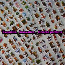 Shan Hai Jing Bubble Stickers, Creative Quiet Sticker Toys, Animal & Car Designs, Fun & Educational Reward Stickers - Multicolor - View 4