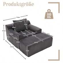 Sofas & Couches - Dark Gray - View 2