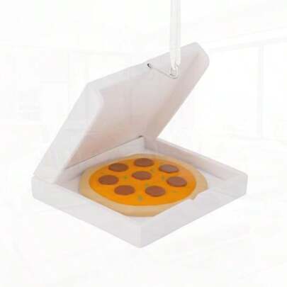 Pizza Box Christmas Ornament
