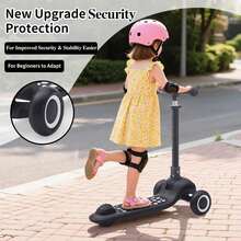 UBRAVOO Kids Scooters - Black - View 5